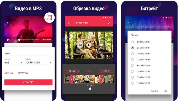 Видео в MP3 конвертер 1.5.4 Mod:Unlocked (armeabi-v7a)