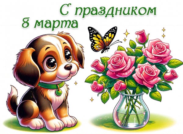 С праздником 8 марта