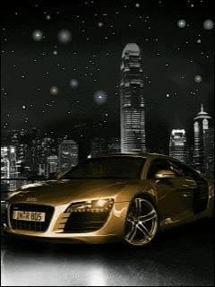Gold audi r8 анимация