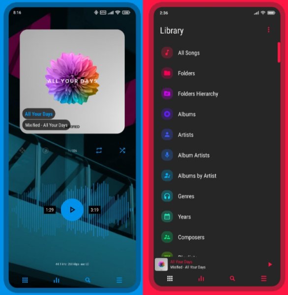 Aurora - Poweramp v3 Skin 5.4.44 Mod:Patched
