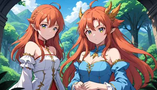 Девушка аниме,фэнтези.03