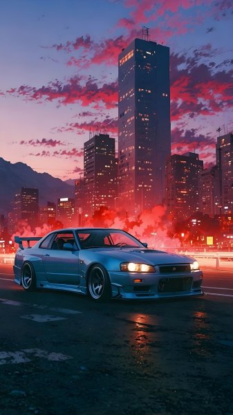 Auto-nissan-skyline-jdm-night-city-310125