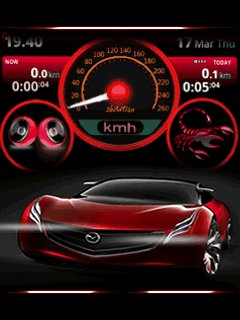 Car exotic анимация спидометр