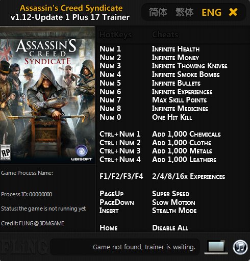 AC Syndicate Трейнер (17) [v1.12]
