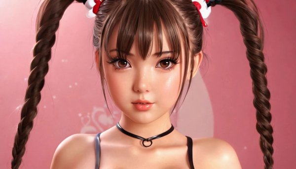 Девушка,3d,хвостики.06