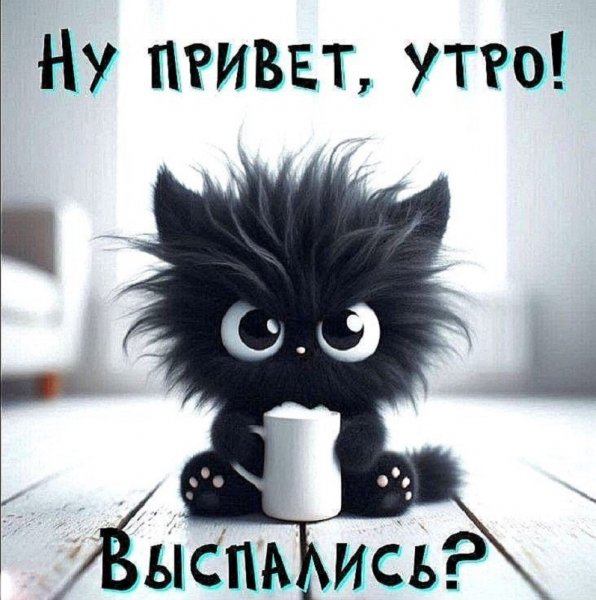 Ну привет, утро! Выспались?