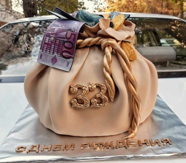 Торт-мешок ''Сникерс''