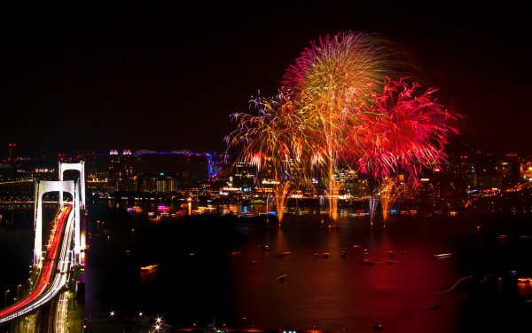 Fireworks on New Year's 7