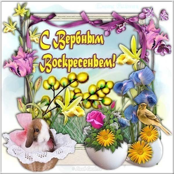 С вербным воскрнсеньем