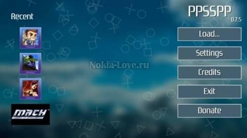 PPSSPP v 0.7.5 Symbian Belle