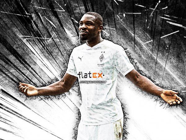 4k-marcus-thuram-grunge-art-french-footballers-borussia-mon