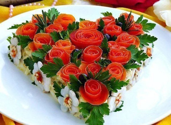 Салат ,,Розовый блюз"