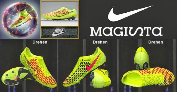 PES2014 NikeMagista yellow UPDATE byRon6