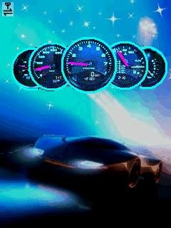 Concept car exotic спидометр анимация