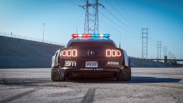 Ford Mustang Police Interceptor Rear