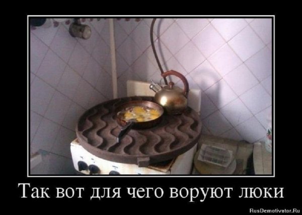 Вот для чего воруют люки