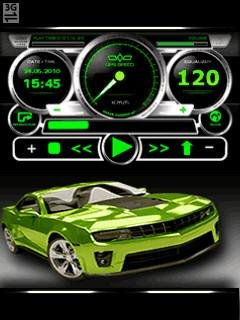 Camaro car player спидометр анимация