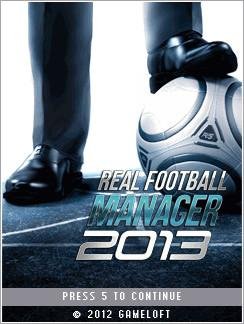 Real Football Manager 2013 320x240