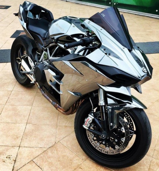 Хромированный Kawasaki H2