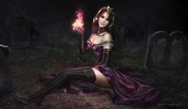 fantasy art-Liliana Vess-Magic The Gathering