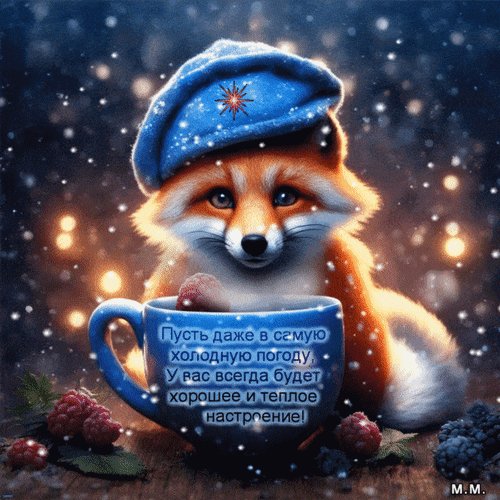 Анимированная открытка пусть даже в