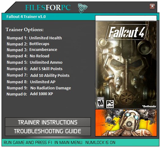 fallout 4 trainer