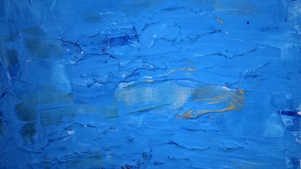 Blue-texture-brushstrokes-art-yellow
