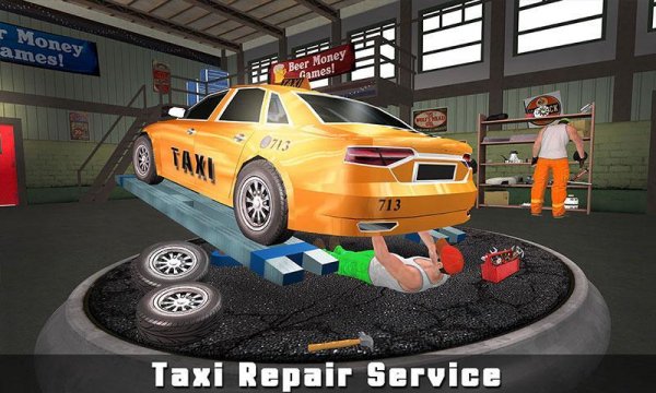 Taxi Car Mechanic Workshop 3D v 1.0