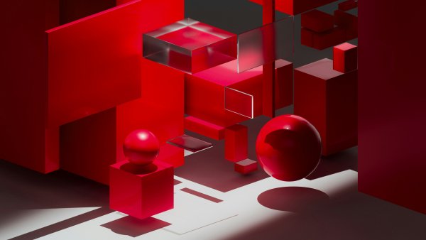 Modern-red-abstract-3d-shapes-r3