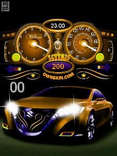 Gold suzuki car спидометр анимация