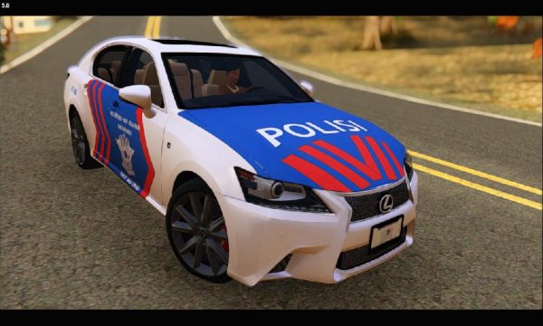 Lexus GS-350 Indonesian Police Car