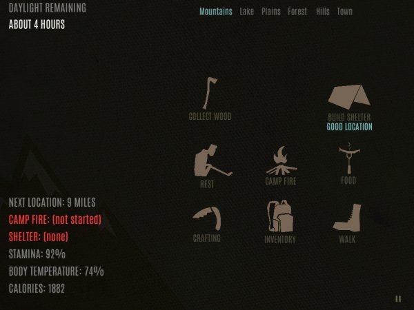 Survive - Wilderness survival v.0.11