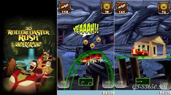 Rollercoaster Rush Underground 3D