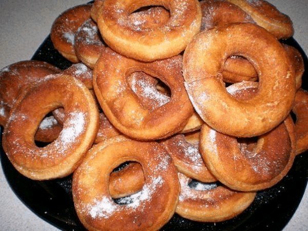 пончики на сгущенке