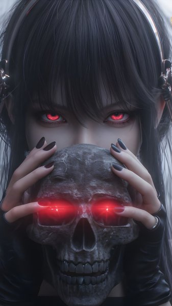 Scary-girl-and-skul-light-eyes-221224
