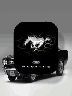 Mustang car black