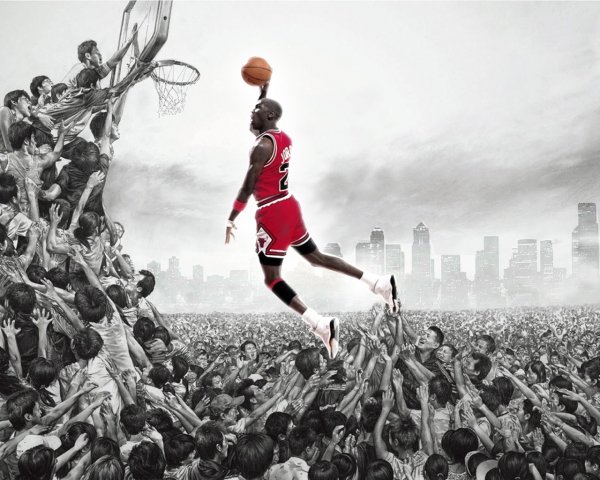 (Баскетбол мяч michael jordan)