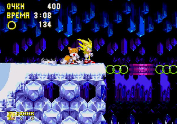 Sonic The Hedgehog 3 (rus) (T-new) pause,A Selest Level