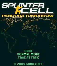 Tom Clancy Splinter Cell PandoraTomorrow