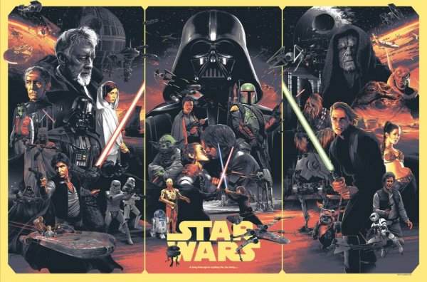 Star Wars: постер оригинальной трилогии