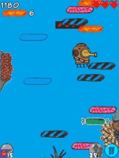 doodle jump in water 240x320 sensor
