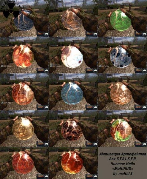 Активаци артефактов ЧН