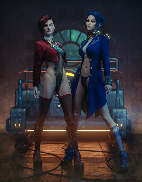 Vi+&amp;+Caitlyn+-+Fashion+For+Fun+8K+MrVargas