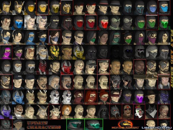 MORTAL KOMBAT MegaSkinPack part 1