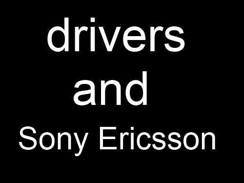 USB Driver and Sony Ericsson