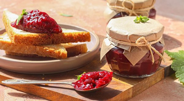 Желе из смородины - без сахара