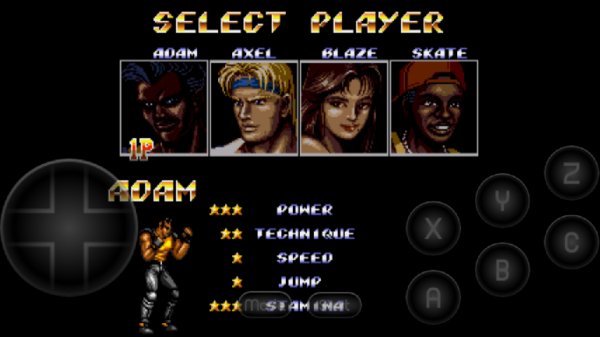 Adam in Streets of Rage 2