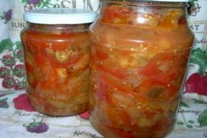 Вкусный овощной салат-ассорти на зиму Лето