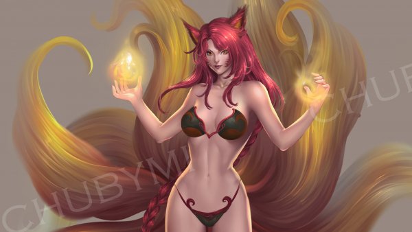 Foxfire Ahri - Commission