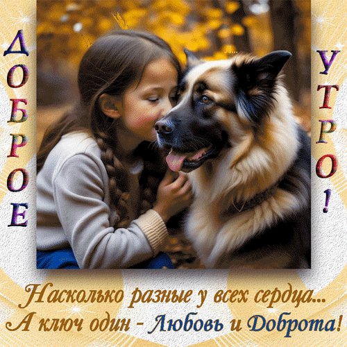 Анимированная открытка доброе утро насколько